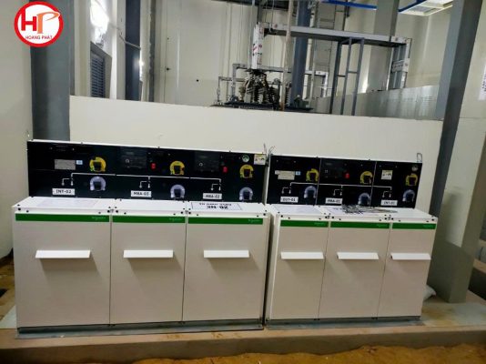 Thi công trạm biến áp tại nhà máy Hải Long