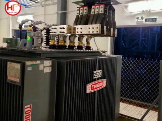 Thi công trạm biến áp tại nhà máy Hải Long