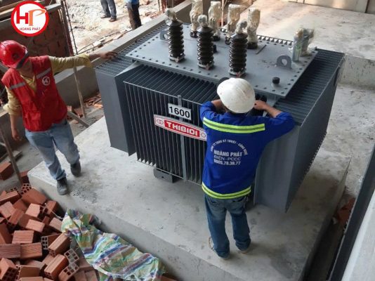 Thi công trạm biến áp tại nhà máy Hải Long