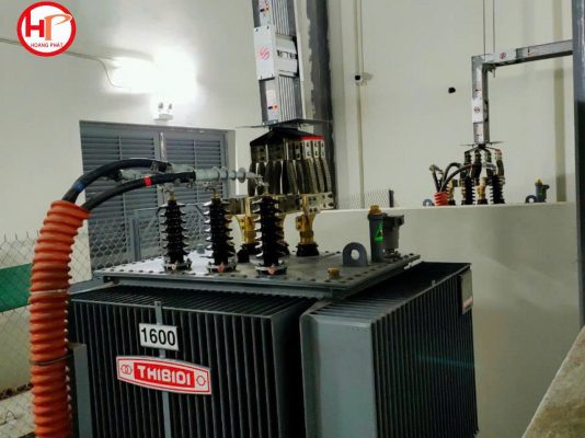 Thi công trạm biến áp tại nhà máy Hải Long